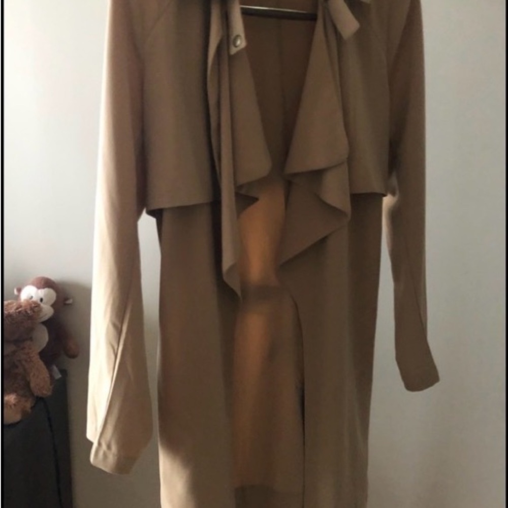 Glamorous Tan Drape Jacket